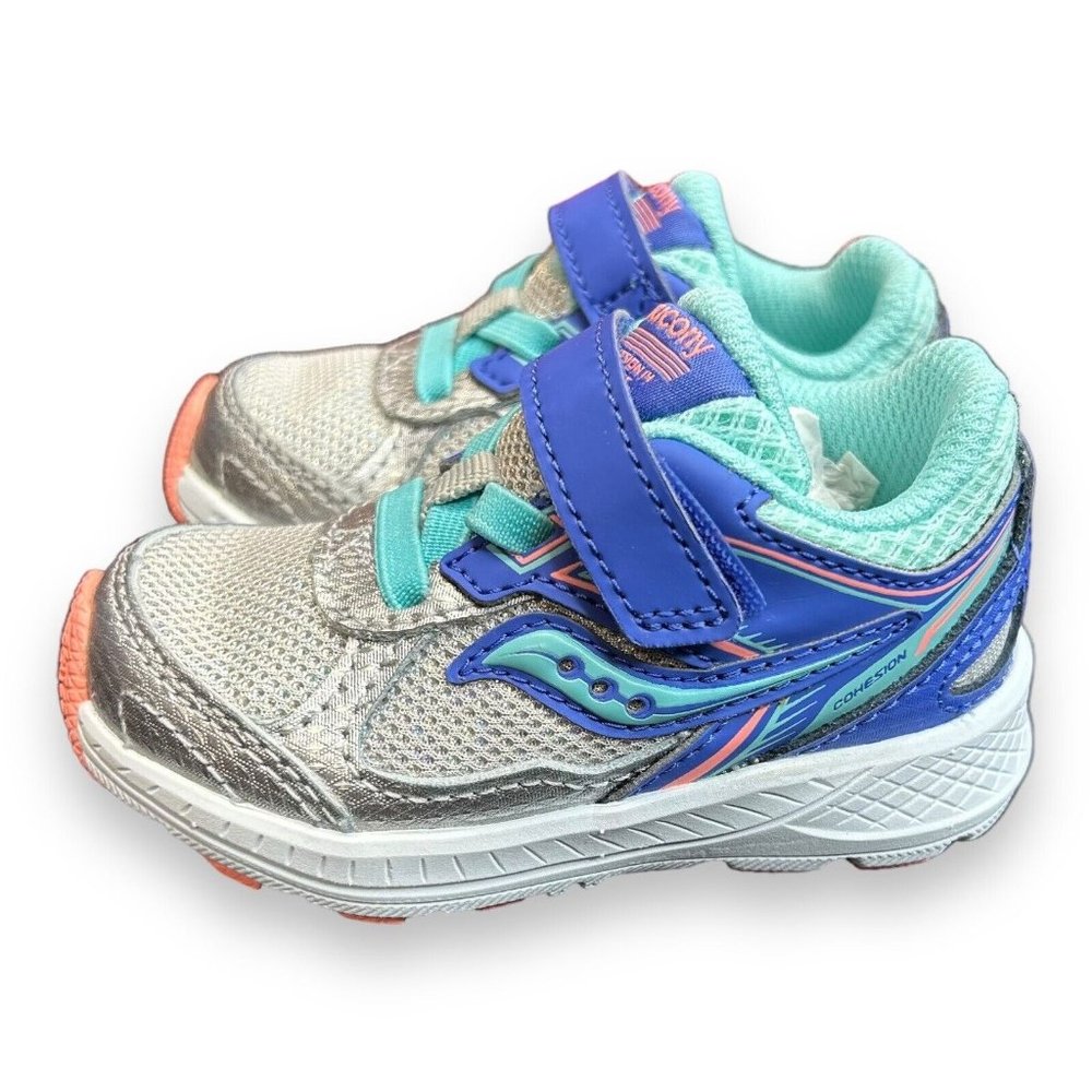 Saucony Girl Cohesion 14 A/C Jr. Sneaker Shoes 4M